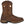 Load image into Gallery viewer, side view of children&#39;s cowboy boot with brown and white embroidery and pull holes
