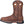 Load image into Gallery viewer, side view of cowboy boot with orange and white embroidery and pull holes
