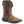 Load image into Gallery viewer, men&#39;s tall dark brown pull-on western work boot with light brown stitching and square toe
