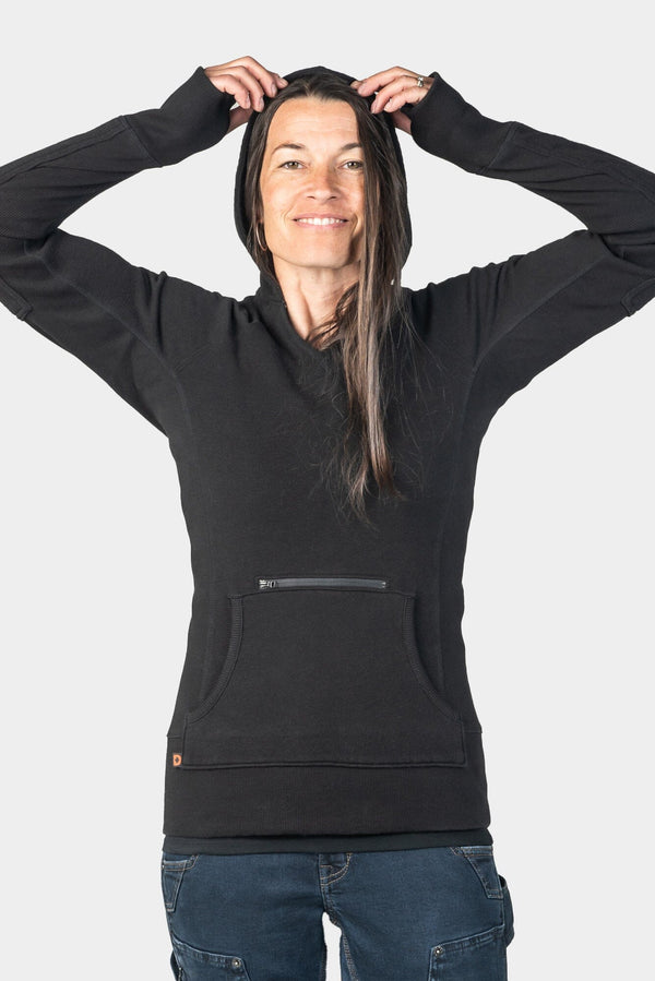 Dovetail Women's Anna Pullover Hoodie in Black