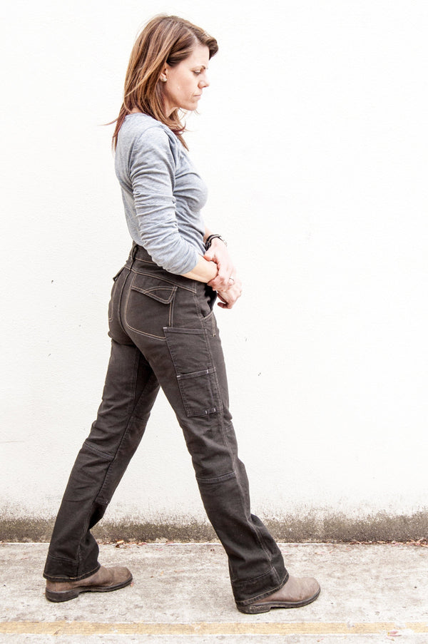 Dovetail Women's Day Construct Mid - Rise Pant in Brown Canvas WOMENS WORKPANTSDOVETAIL WORKWEAR