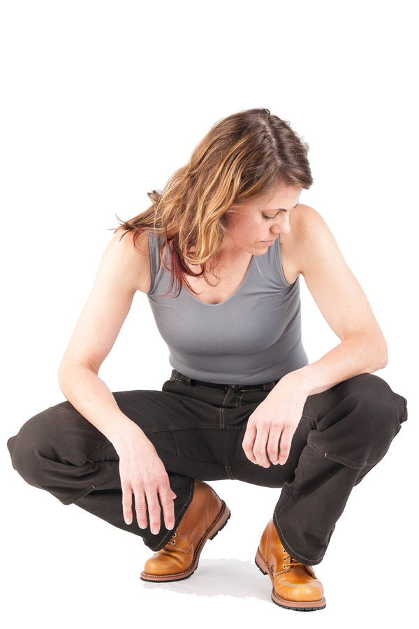 Dovetail Women's Day Construct Mid - Rise Pant in Brown Canvas WOMENS WORKPANTSDOVETAIL WORKWEAR