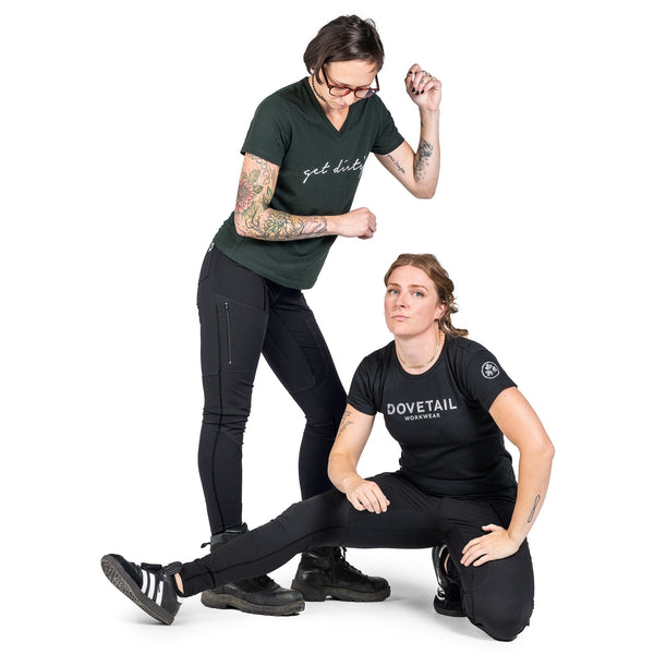 Dovetail Women's Field Utility High - Rise Legging in Black WOMENSWORKLEGGINGDOVETAIL WORKWEAR