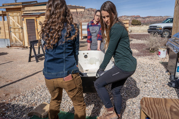 Dovetail Women's Field Utility High - Rise Legging in Black WOMENSWORKLEGGINGDOVETAIL WORKWEAR