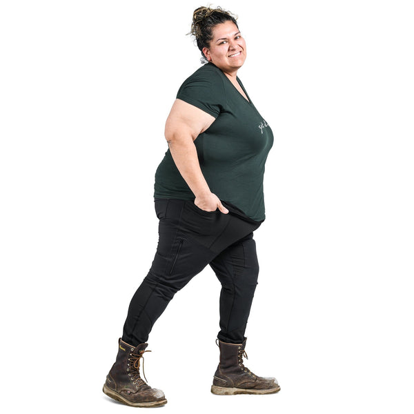 Dovetail Women's Field Utility High - Rise Legging in Black WOMENSWORKLEGGINGDOVETAIL WORKWEAR