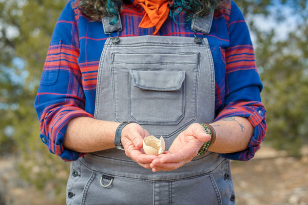 Dovetail Women's Givens Stretch Flannel Work Shirt in Navy and Orange WOMENSWORK FLANNELDOVETAIL WORKWEAR