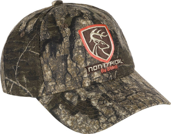 Camo hat with Deer logo on front 