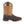 Load image into Gallery viewer, alternate side view of two toned cowboy work boot with like brown shaft and dark brown vamp with light brown embroidery 
