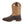 Load image into Gallery viewer, side of two toned cowboy work boot with like brown shaft and dark brown vamp with light brown embroidery 
