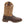 Load image into Gallery viewer, alternate side of cowboy style work boot with light brown shaft and dark brown vamp and light brown embroidery 
