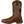 Load image into Gallery viewer, left side of brown distressed pull on western cowboy boot with American flag embroidered across the shaft
