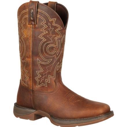 light brown cowboy boot with tan embroidery 
