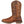 Load image into Gallery viewer, alternate side of brown cowboy boot with tan embroidery and square toe
