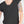 Load image into Gallery viewer, Dovetail Women&#39;s Solid V- Neck Tee in Black
