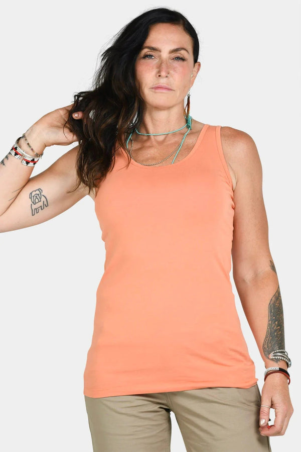 Dovetail Women's Solid Tank in Sunbaked