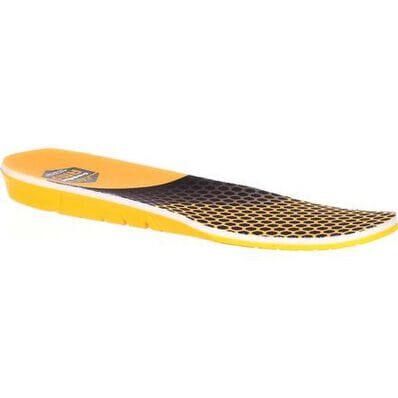 yellow and black shoe insole