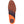 Load image into Gallery viewer, top of orange and black shoe insole
