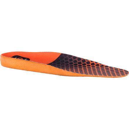 orange and black shoe insole