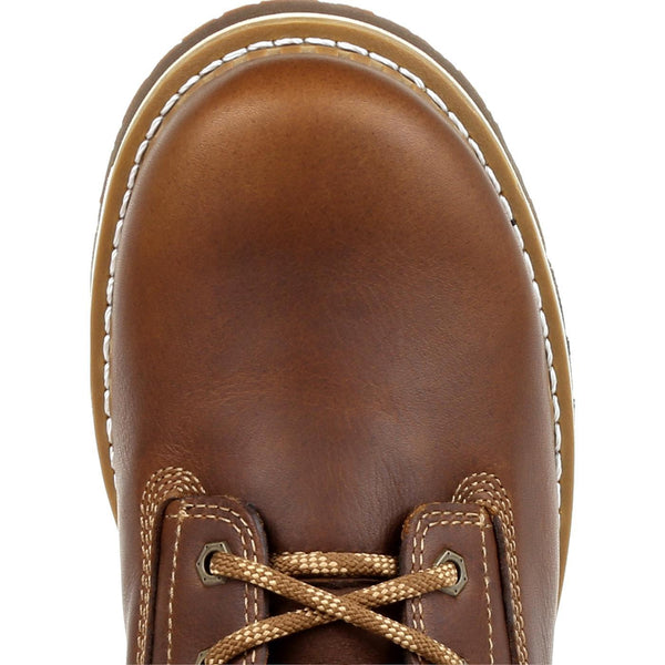 Georgia Men's - 6" Waterproof Amp LT Wedge - Round Soft Toe MENS LACEWATERPRF NON - SAFETYGEORGIA BOOT