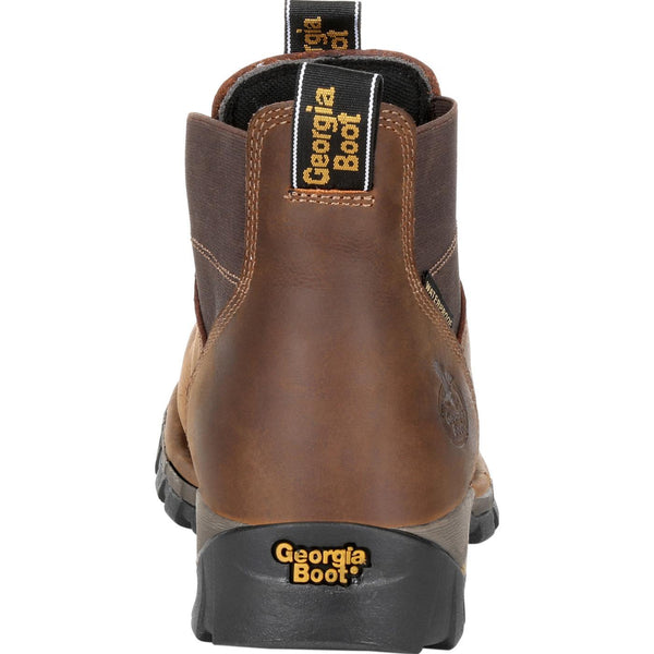 Georgia Men's - 6" Waterproof Eagle One Chelsea - Round Soft Toe MENS LACEWATERPRF NON - SAFETYGEORGIA BOOT