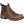 Load image into Gallery viewer, angled view of mid-top pull on brown work boot with round toe
