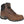 Load image into Gallery viewer, brown work boot with black upper shaft on the back and black laces
