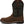 Load image into Gallery viewer, alternate side of cowboy boot with black shaft, brown vamp, and white embroidery 
