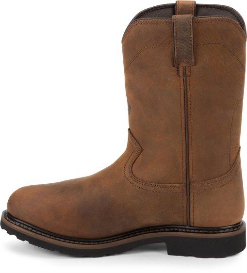 Justin Men’s 10” Drywall Waterproof - Round Non - Safety Toe MENS BOOTWATRPROOFNON - SAFETYJUSTIN ORIGINAL WORK