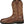 Load image into Gallery viewer, alternate side of brown cowboy boot with light brown embroidery and black sole
