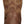 Load image into Gallery viewer, front of brown cowboy boot with light brown embroidery and black sole
