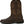Load image into Gallery viewer, alternate side of dark brown cowboy boot with red and light brown embroidery
