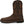 Load image into Gallery viewer, side of dark brown cowboy boot with orange and red embroidery 
