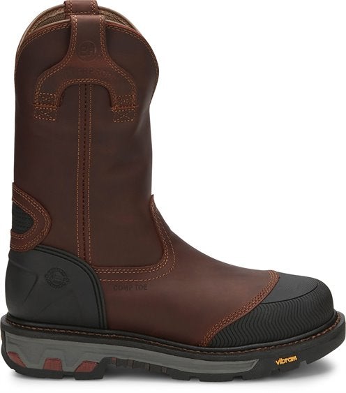 Justin Men's - 11" Waterproof Warhawk Nano - Composite Toe MENS BOOTWATRPROOFSAFETYJUSTIN ORIGINAL WORK
