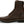 Load image into Gallery viewer, side of mid-rise brown boot with brown laces, brown eyelets, and black sole
