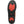 Load image into Gallery viewer, black sole with red accents on footbed and heel
