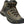 Load image into Gallery viewer, angled view of grey/brown hiking boot with brown laces and black sole
