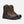 Load image into Gallery viewer, brown hightop boots with yellow and black laces, black toe guard and sole, black eyelets

