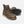 Load image into Gallery viewer, two brown hightop shoes with dark laces and tan sole
