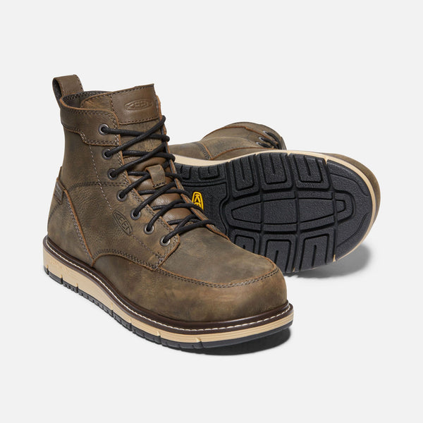 Keen Men's - San Jose 6" Waterproof - Aluminum Toe MENS LACEWATRPROOFSAFETY TOEKEEN FOOTWEAR