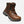 Load image into Gallery viewer, angled view of brown boot with black and grey sole, black laces and eyelets
