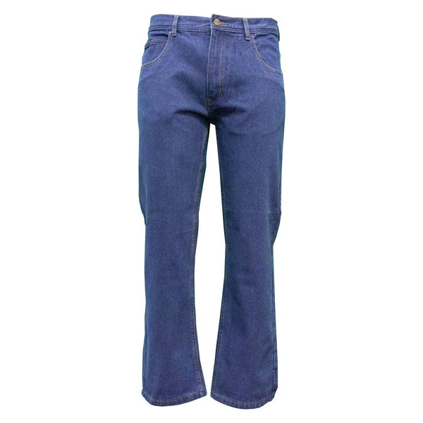 blue denim boot cut jeans