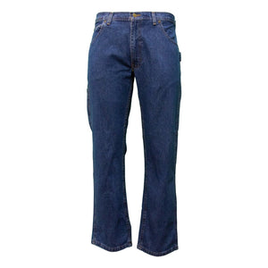 navy blue denim boot cut jeans