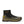 Load image into Gallery viewer, black and olive green low top rubber boot with tan sole and yellow accents
