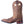 Load image into Gallery viewer, alternate side of light brown cowboy boot with light brown and dark brown embroidery and distressed leather
