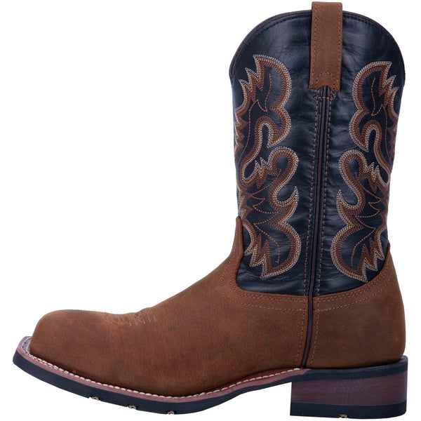 Laredo Men's - 11" Rockwell - Broad Square Steel Toe MENS WESTERNSQ TSAFETYDAN POST BOOT COMPANY