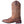 Load image into Gallery viewer, side of brown cowboy boot with light brown embroidery and distressed leather
