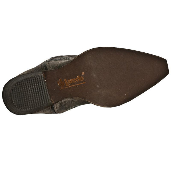 brown sole with black heel