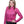 Load image into Gallery viewer, woman wearing pink, fuchsia, and white glitter patterned long sleeve button up shirt.

