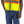 Load image into Gallery viewer, man wearing yellow, orange, and silver safety vest and grey shirt and blue jeans
