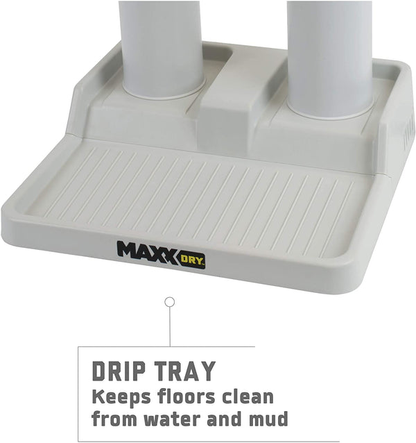 drip tray on grey boot and glove dryer 